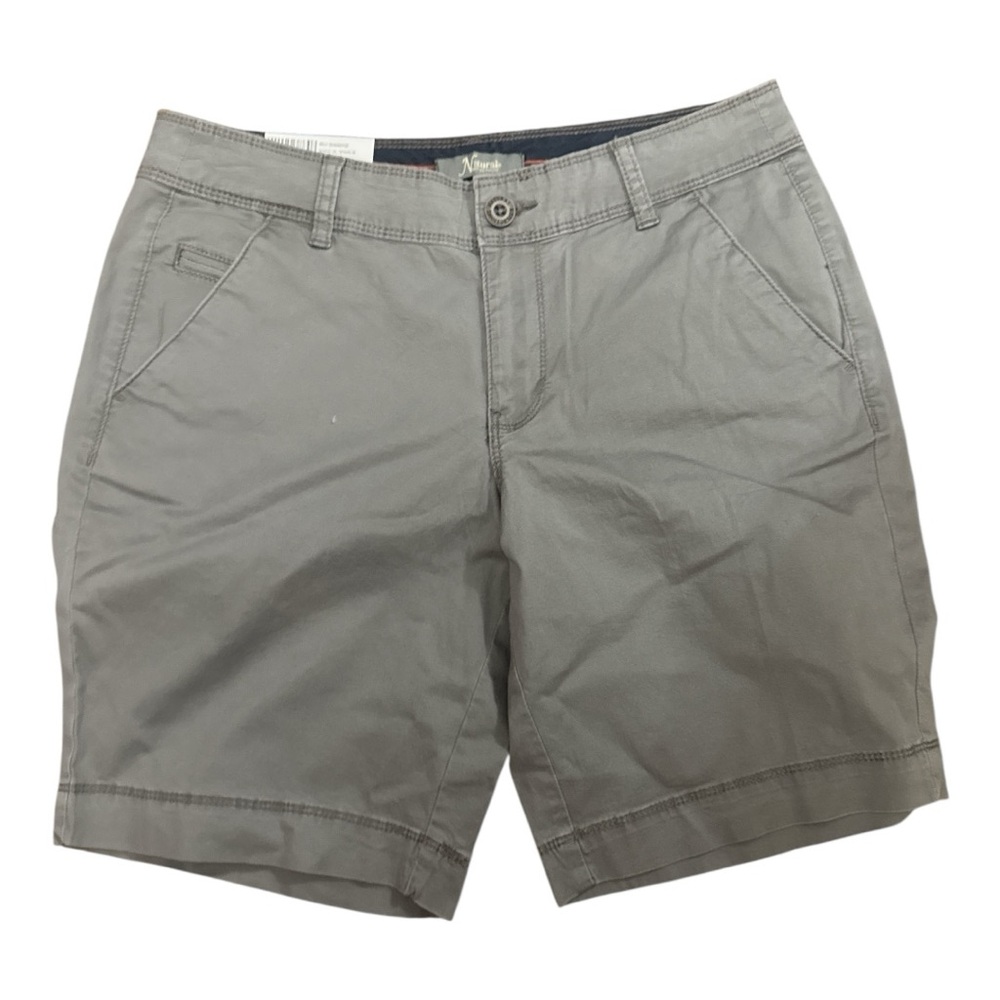 NATURAL REFLECTIONS BASS PRO SHOPS NWT Ladies Bermuda Shorts Gray Size 6